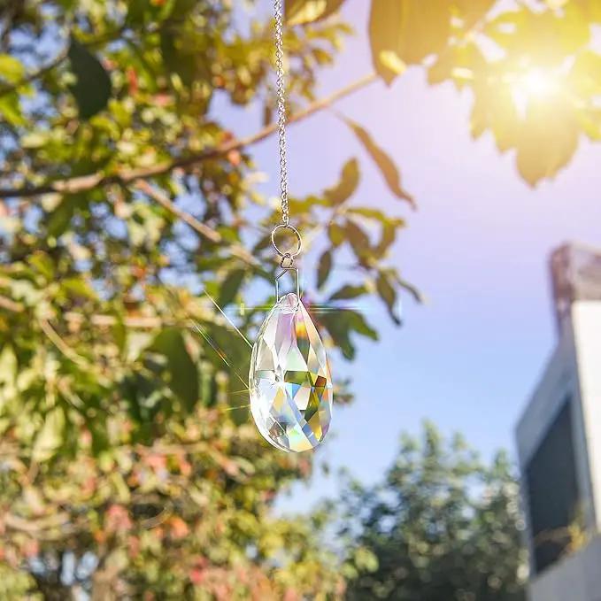 10Ppcs Sun Shine Catcher Chains for Pendant Prisms, 18.11 inch Crystal Prismatic Ball Suspension Chain with Hook for Crystal Prism Decoration DIY Crystal Decoration(10PCS) by GreenHaven Gardens
