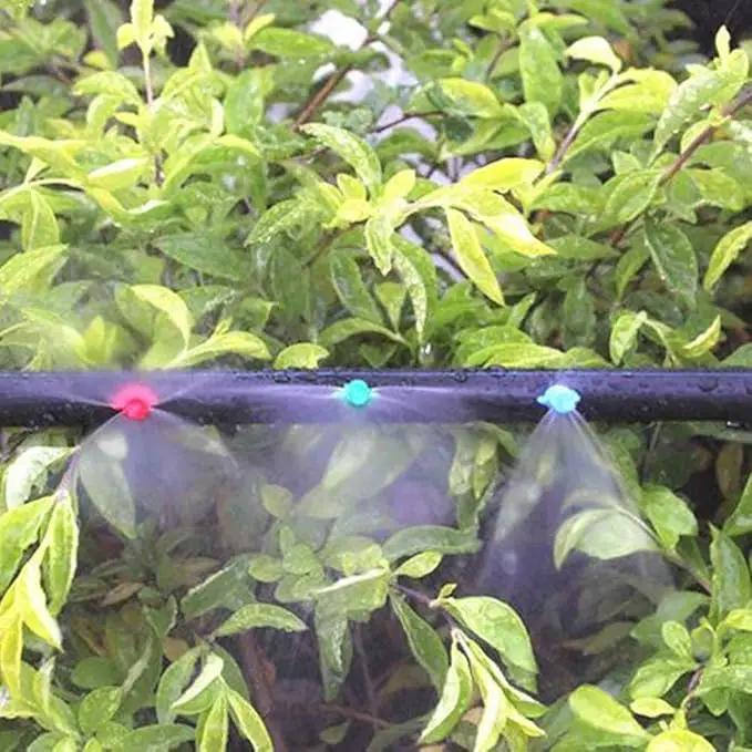 90 180 360 Degree Atomizing Sprinkler Sprayer, Micro Garden Lawn Water Spray Misting Nozzle Sprinkler Irrigation System for Agriculture,Hydroponic and Aeroponic Irrigation, 3Colors, 150PCS by GreenHaven Gardens