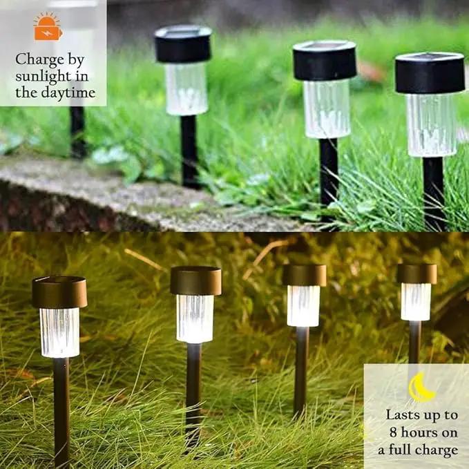 MAGGIFT 12 Pcs Solar Lights, Landscape Lights for Outdoor, Pathway, Lawn, Patio, Yard, Walkway, Deck, Driveway and Garden by GreenHaven Gardens