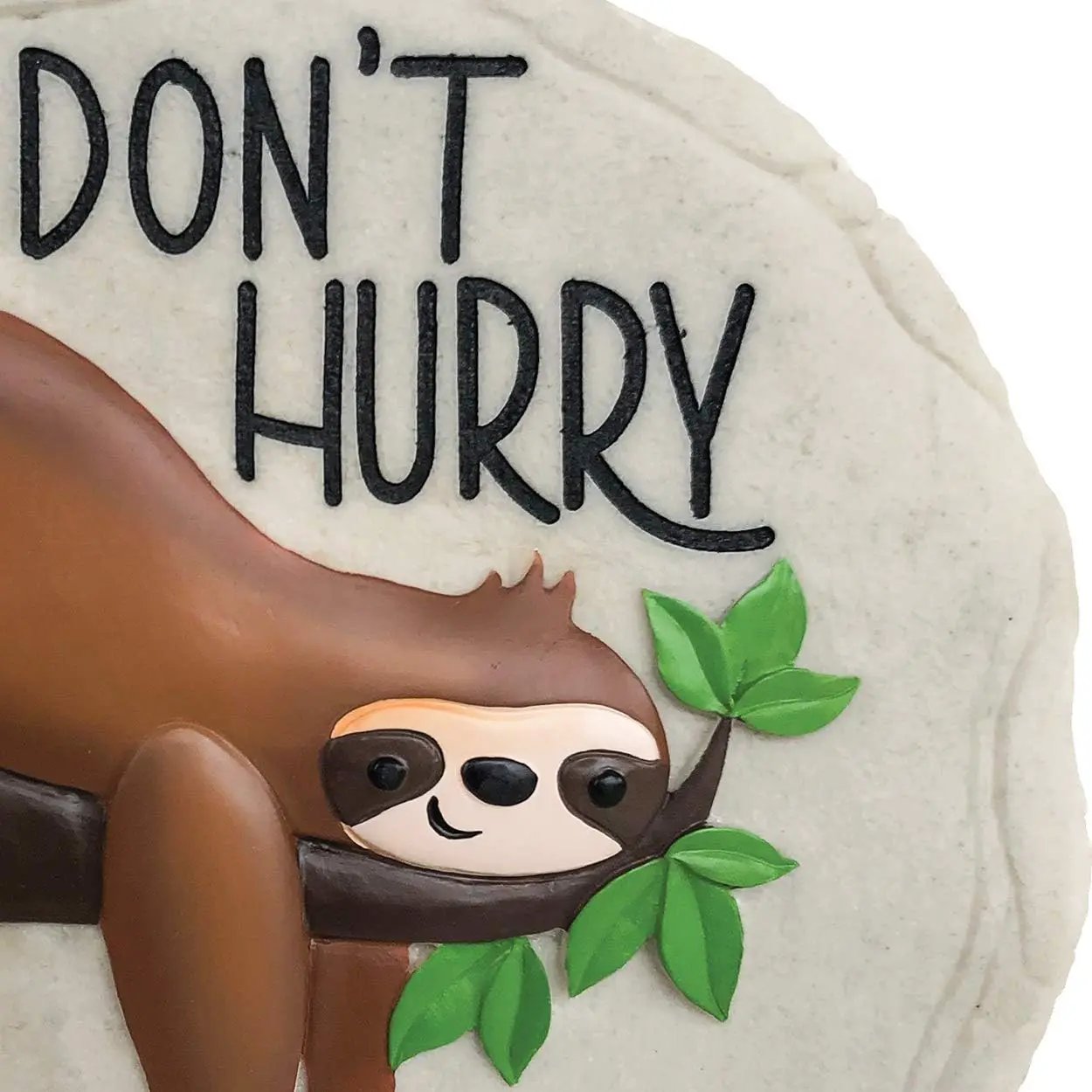 Spoontiques - Garden Décor -Sloth Stepping Stone - Decorative Stone for Garden by GreenHaven Gardens