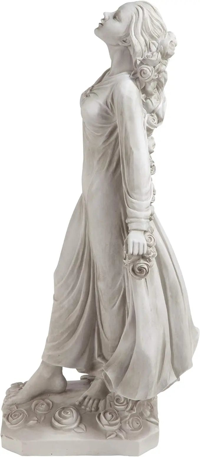 Design Toscano KY47018 Flora Divine Patroness of Gardens Roman Statue, 14 Inches Wide, 14 Inches Deep, 31 Inches High, Antique Stone Finish by GreenHaven Gardens
