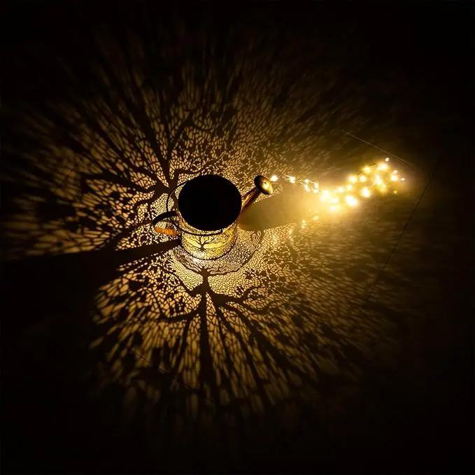 Solar Lights Outdoor Garden Decor, Large Waterproof Watering Can Landscape Lights Outside Decorations for Yard Front Porch Patio Backyard Gardening Gift for Mom Grandma Women Birthday by GreenHaven Gardens