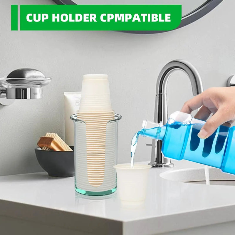 3 oz 300 Pack Compostable Disposable Bathroom Mouthwash Cups, A Great Replacement for Paper Ones,Used for Mini Snack,Hot/Cold Drinking Cup For Party Picnic Office by GreenHaven Gardens