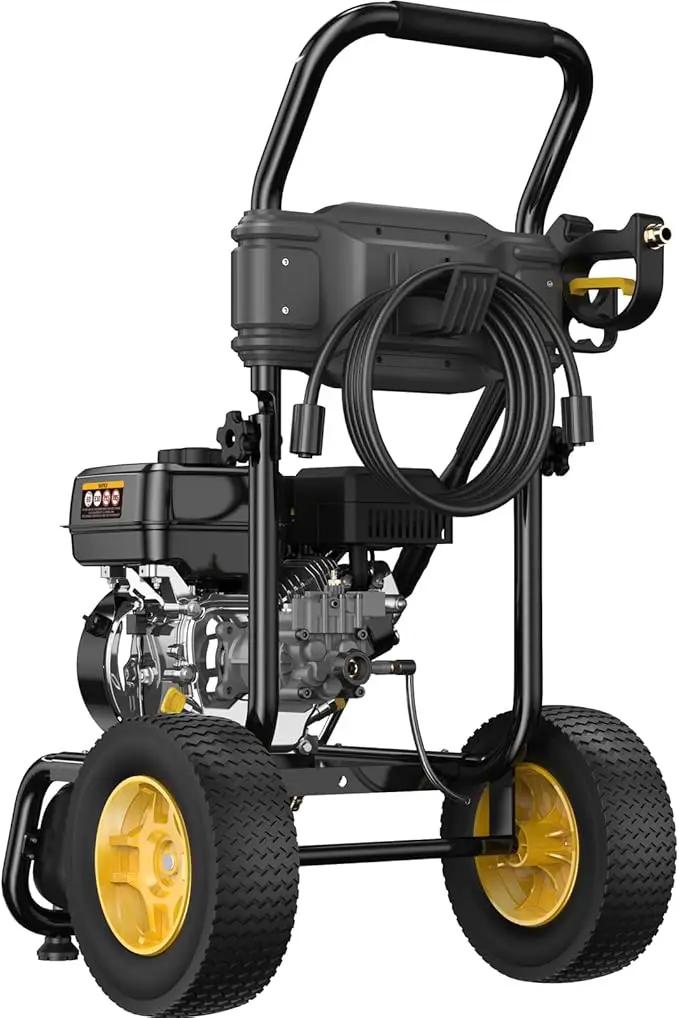 Heavy-Duty Gas Pressure Washer, 3500Psi at 2.6Gpm Power Washer,Portable, 30feet Pressure Hose,Industrial Style,Axial Cam Pump, for Siding, Driveway, House, Car, RV, Paint Preparation etc by GreenHaven Gardens