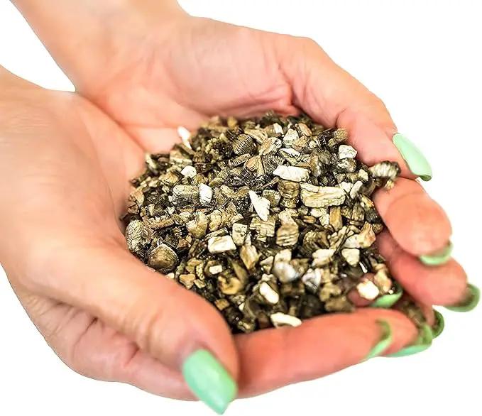 Horticultural Organic Vermiculite by GARDENERA - Medium Grade - Natural Soil Additive for Potted Plants, Orchids, Hydroponics, Terrariums (5 Quart) by GreenHaven Gardens