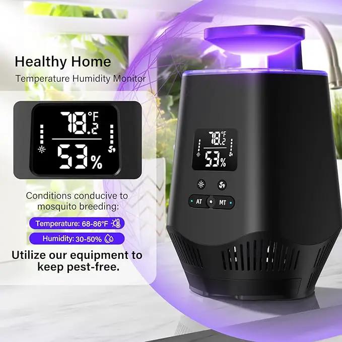 Fruit Fly Traps for Indoors, Gnat Traps for House Indoor Fly Trap Indoor, Effective Fruit Fly Traps Bug Zapper Indoor Mosquito Trap for House Plant Pest Control with 10PCS Refills by GreenHaven Gardens