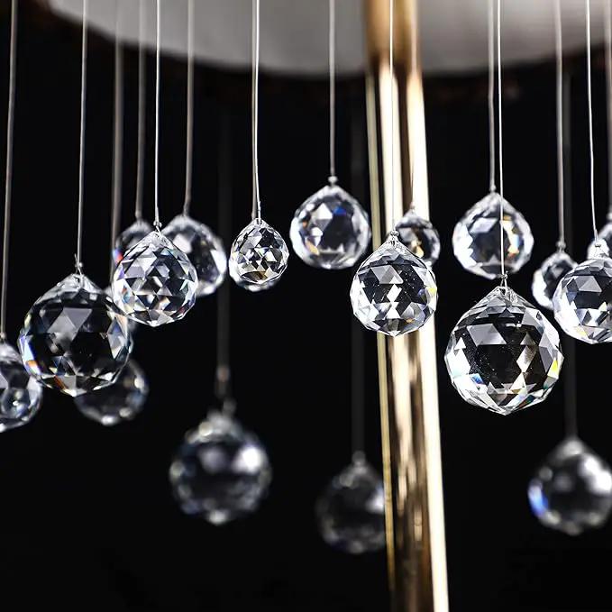 Crystalsuncatcher Clear Glass Crystal Ball Prism Feng Shui Lamp Hanging Drop Chandelier Pendants Suncatchers Pack of 12 pcs(20mm) by GreenHaven Gardens