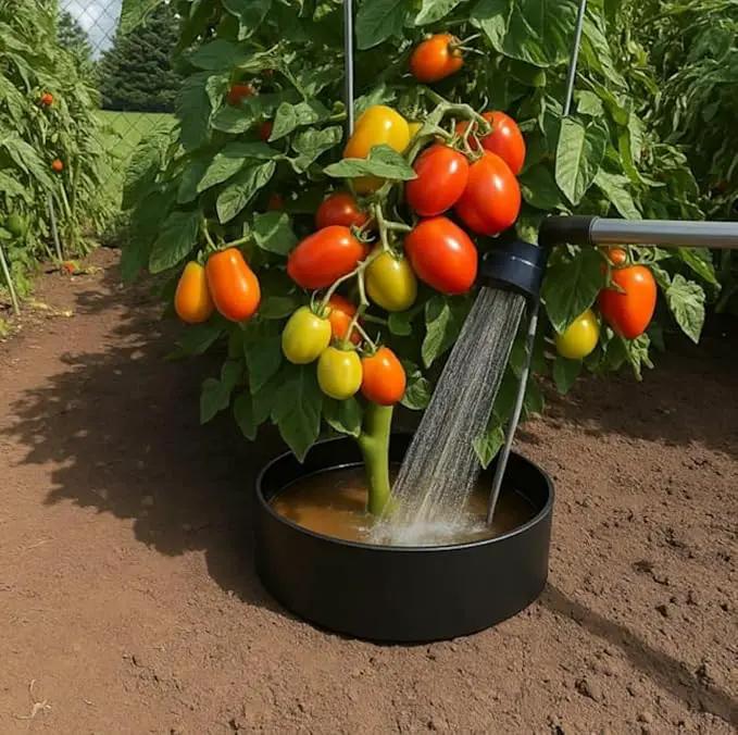 Garden Water Ring 10-Pack – Root Zone Irrigation Water Saver Rings for Garden Plants – Precision Hydration, Weed Control & Fertilizer Containment – Made in USA – Reusable Garden Watering Tool by GreenHaven Gardens