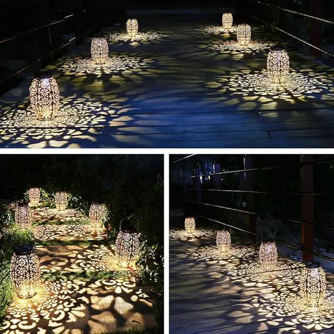 Kaixoxin Solar Lantern Lights for Hanging or Table Outdoor Solar Light for Patio Courtyard Garden by GreenHaven Gardens
