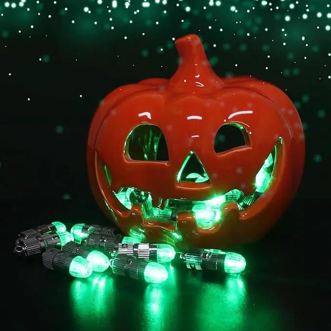 SumDirect Pack of 12 LED Mini Non-Blinking Lights for Paper Lanterns Balloons Floral Wedding Halloween Christmas Party Decoration Centerpieces (12, Green) by GreenHaven Gardens