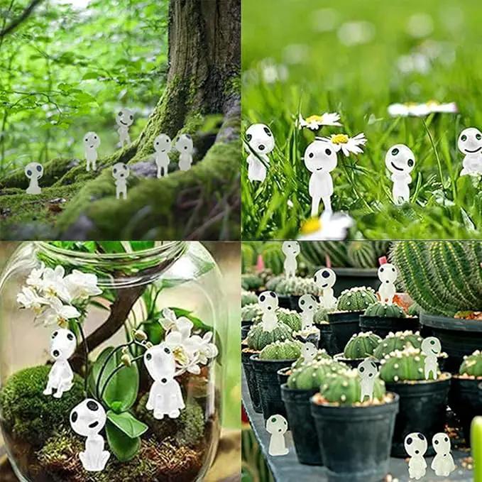 Oismys Glow in Dark Tree Elves Fairy 20Pcs Luminous Ghost Micro Landscape Accessories Garden Decoration Outdoor Patio Lawn Yard Fish Tank Potted Plants Kit by GreenHaven Gardens