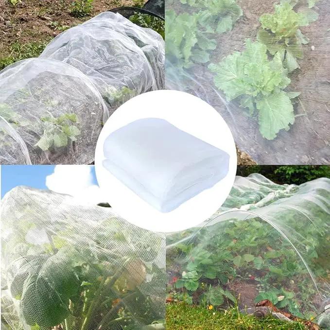 Agfabric Garden Netting 10'x30' Insect Pest Barrier Bird Netting for Garden Protection,Row Cover Mesh Netting for Vegetables Fruit Trees and Plants,White by GreenHaven Gardens