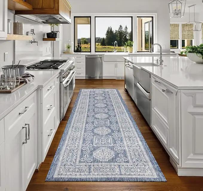 Keen Home Design Terrace Outdoor Runner Rug - 2x10 Washable Indoor/Outdoor Rug for Patio, Kitchen, Balcony, Beach, Garden, Deck and Porch, Size: 2'2"x9'11" by GreenHaven Gardens