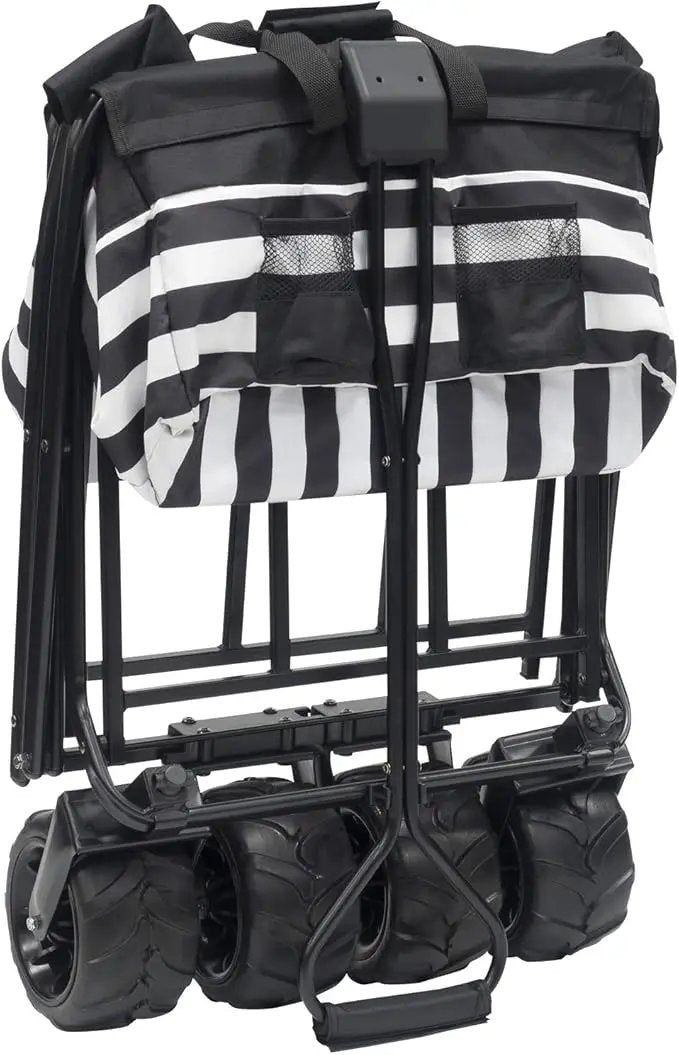 Creative Outdoor Original Folding Wagon All-Terrain Wheels by GreenHaven Gardens