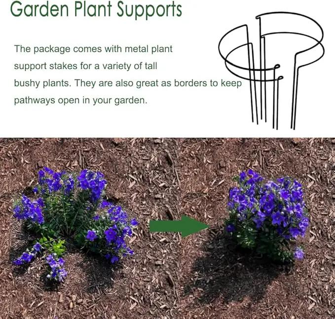 FORTUNO 2 Pack 4 Ft Round Galvanized Raised Garden Bed Kit Box 48 Inches Metal Outdoor Flower Bed Steel Patio Ground Planter for Planting Vegetables and Herb, Silver by GreenHaven Gardens