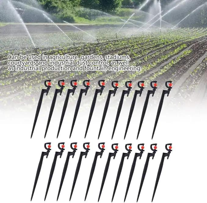Irrigation Sprinkler, 20Pcs G-Type 360 Degree Sprinkler Nozzle Plants Watering Spray Nozzle Lawn Watering Dripper System by GreenHaven Gardens