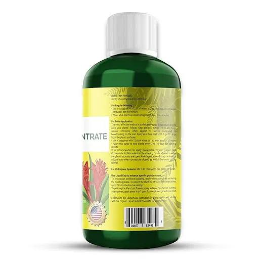 Organic Premium Kelp Seaweed Fertilizer - Bromeliad Fertilizer - Liquid Plant Food, Bromeliad Potting Mix Enhancer - Ideal for Bromeliad Plant & Live Plant Care (32 OZ) by GreenHaven Gardens