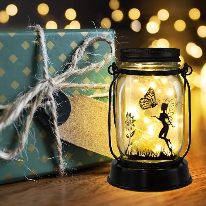 kyoryuger Fairy Solar Lanterns 3-in-1, Fairy Gifts for Women Mom Gramdma, Christmas Mom Gifts, Unique Birthday Gifts for Fairy Lover, Fairy Garden Decoration Outside for Yard, Patio,Backyard,Porch by GreenHaven Gardens