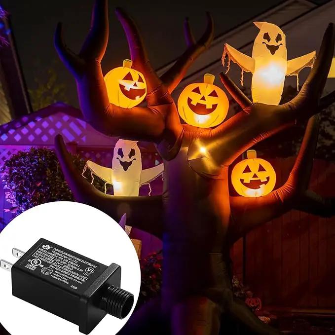 Replacement Yard Inflatable Adapter Power Supply Adaptor - 12V 1.0A 4Pcs - Inflatable Plug Replacement Class 2 Power Supply - for Christmas Tree Light/Thanksgiving Yard Blow Up Decorations by GreenHaven Gardens