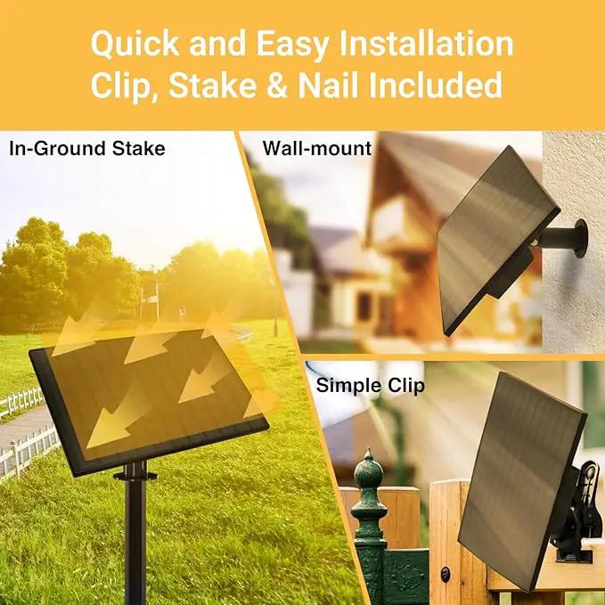 DAYBETTER 100ft Series de Luces solares 50 Bulbs 2700K Warm White Solar String Lights Outdoor Waterproof 5W Solar Panel, 12+ Hours Runtime Luces solares automáticas by GreenHaven Gardens