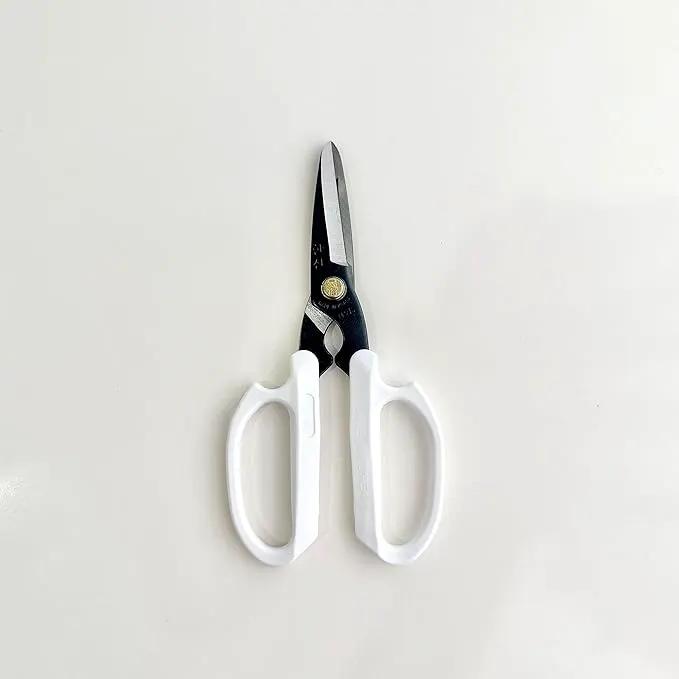LITTLE DARLING White Korean Flower Scissors Pruning Shear Gardening Trimming Sharp Blade Floral Shears With Non-Slip Comfortable Grip by GreenHaven Gardens