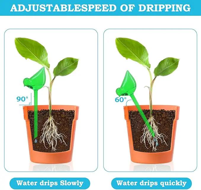 12PCS Plant Watering Globes, Bird Shaped Watering Bulbs for Outdoor Plants, Automatic Self Watering Spikes Plant Watering Bulbs for Indoor Outdoor Plants, Gifts for Plant Lovers