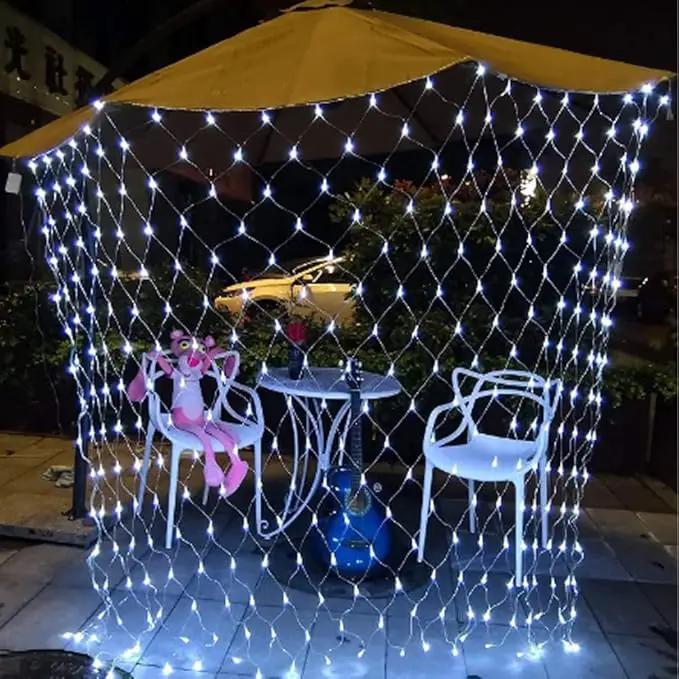 YASENN Bluetooth APP Controlled Net Lights 300 LED Mesh Light 12x5ft Fairy String Lights for Garden Patio Fence Bushes Shrub pergola Christmas Decorations(Cool White) by GreenHaven Gardens