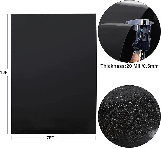 7 x 10 FT Pond Liner, 20 Mil Fish Pond HDPE Liner, Pond Liners for Outdoor Ponds, Koi Ponds, Garden Fountain, Waterfall by GreenHaven Gardens