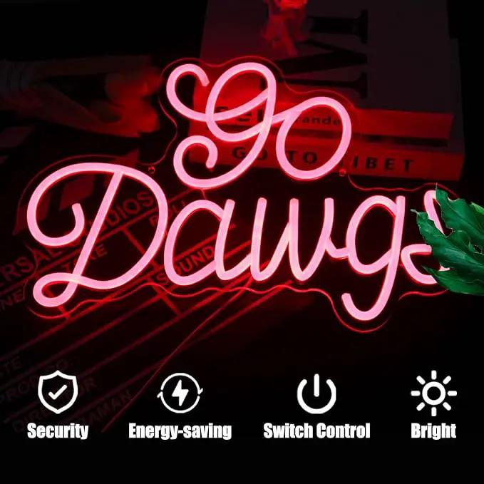American Football Neon Sign Football Led Neon Light University Fans Rugby Game Neon LED Sign Red Letters Neon Light Up Sign for Bedroom Game Room Man Cave Party Decor Football Fans Gifts by GreenHaven Gardens