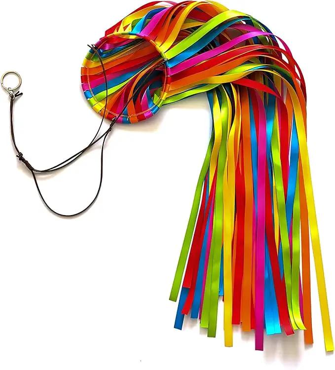 Satin Ribbon Windsock Streamer, Outdoor Decorations for Your Patio, Garden, Yard, Dock and Camper, 49-Inch, WS49-XZH by GreenHaven Gardens