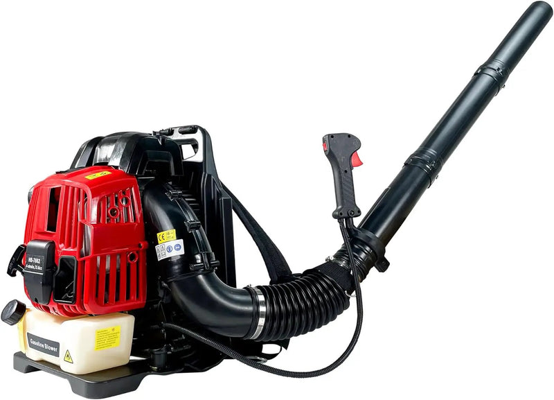 Backpack Gas Leaf Blower,76CC,660CFM,200MPH,4 Stroke Air Cooling Gas Backpack Grass Blower,Snow Blower EPA Compliant by GreenHaven Gardens