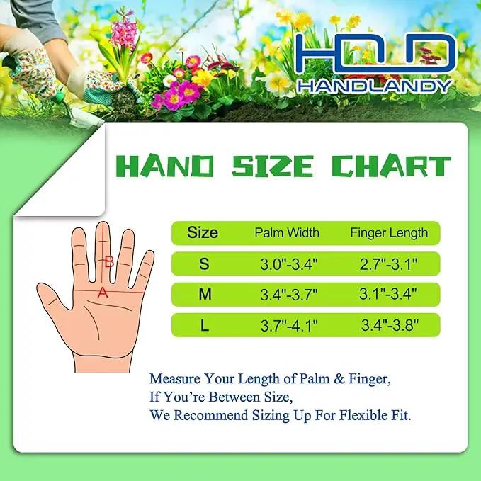 HANDLANDY Rose Pruning Gardening Gloves for Men & Women, Thornproof Long Gauntlet Gloves, Pigskin Leather - Breathable & Durability (Small) by GreenHaven Gardens