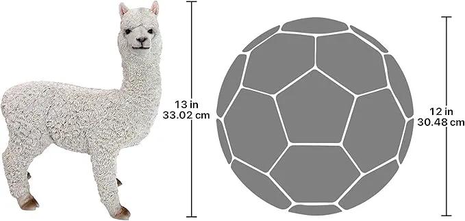 Design Toscano The Alpacalypse of Alpaca Garden Statues: Baby by GreenHaven Gardens