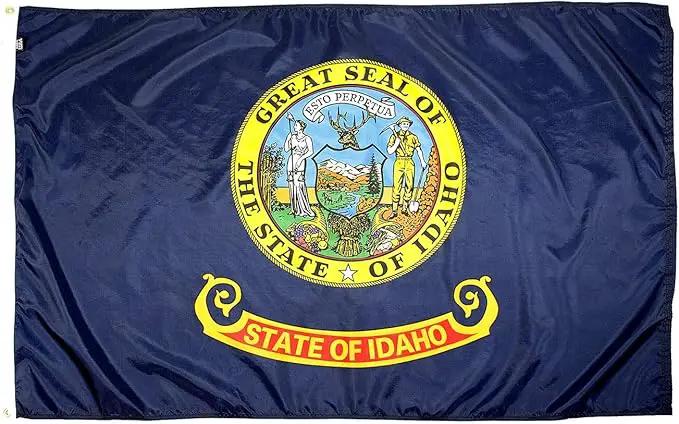 FlagSource Idaho Nylon State Flag, Made in USA, 5x8' by GreenHaven Gardens