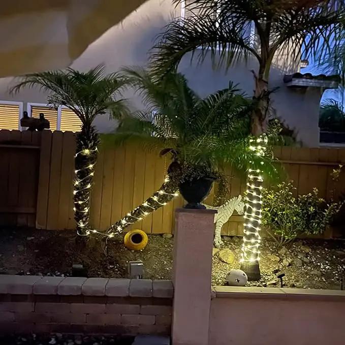 Solar Rope Light 3 Pack 39 FT 100 LEDs IP65 Waterproof Outdoor LED ‎Solar Outdoor Lights for Party Garden Yard Home Wedding Christmas Halloween Holiday Tree Decoration Lighting(3 Pack) by GreenHaven Gardens