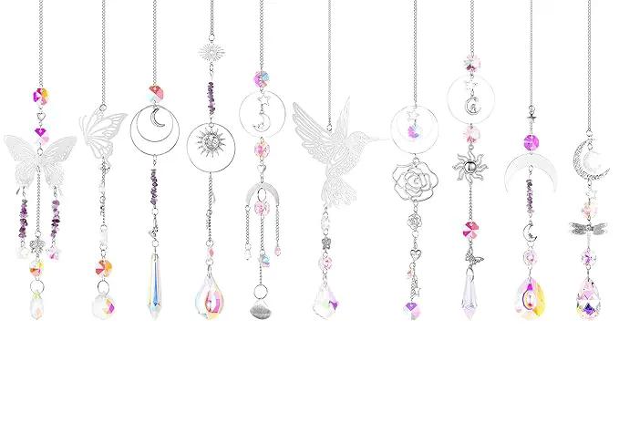 IcosaMro 420PCS Sun Catcher Arts and Crafts for Adults Crystal Suncatcher Crafts Kit for Adults Suncatchers DIY Making Supplies for Indoor Window Hanging, Outdoor Garden Decor Wedding Christmas by GreenHaven Gardens