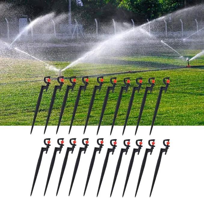 Irrigation Sprinkler, 20Pcs G-Type 360 Degree Sprinkler Nozzle Plants Watering Spray Nozzle Lawn Watering Dripper System by GreenHaven Gardens