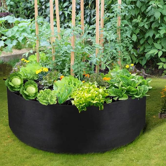 LBTING 2Pcs 50 Gallon Plant Grow Bags, Fabric Raised Planting Bed Heavy Duty Non-Woven Fabric Planter Pots for Garden Vegetables Flowers by GreenHaven Gardens