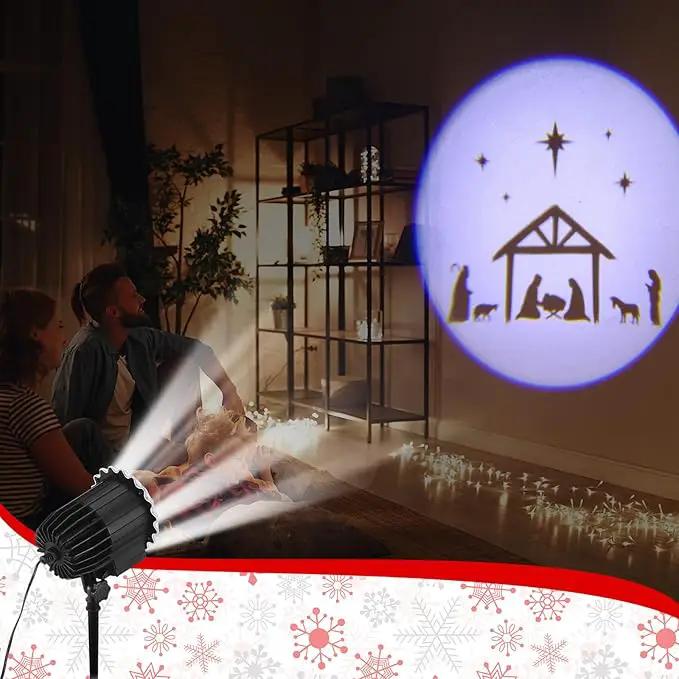Tuanse Christmas Nativity Outdoor Projector Lights LED Flood Light Holiday with Stars for Xmas Party Garden Landscape Decoration by GreenHaven Gardens
