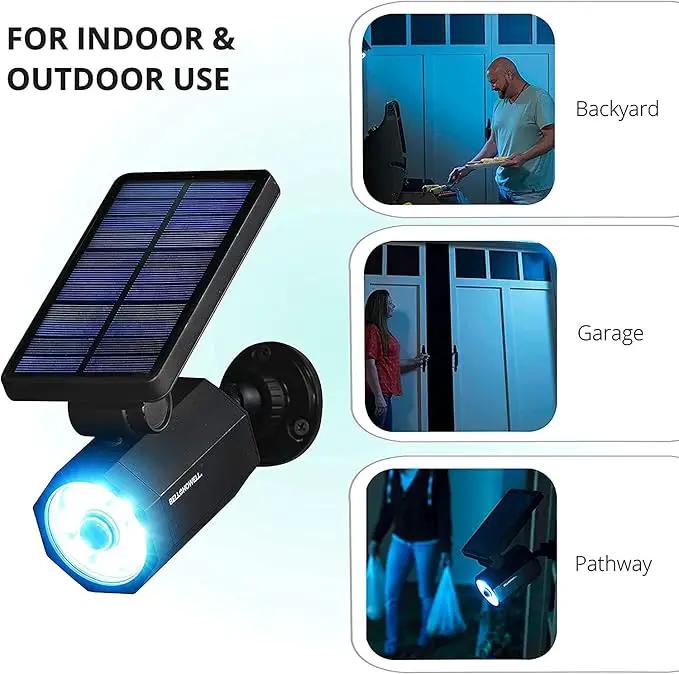 Bell+Howell Bionic Spotlight LED Solar Lights Solar-Powered Spot Light with 25 Feet Motion Sensor Outdoor Waterproof Frost Resistant Yard Outdoor Lighting As Seen On TV (Original, Set of 2) by GreenHaven Gardens