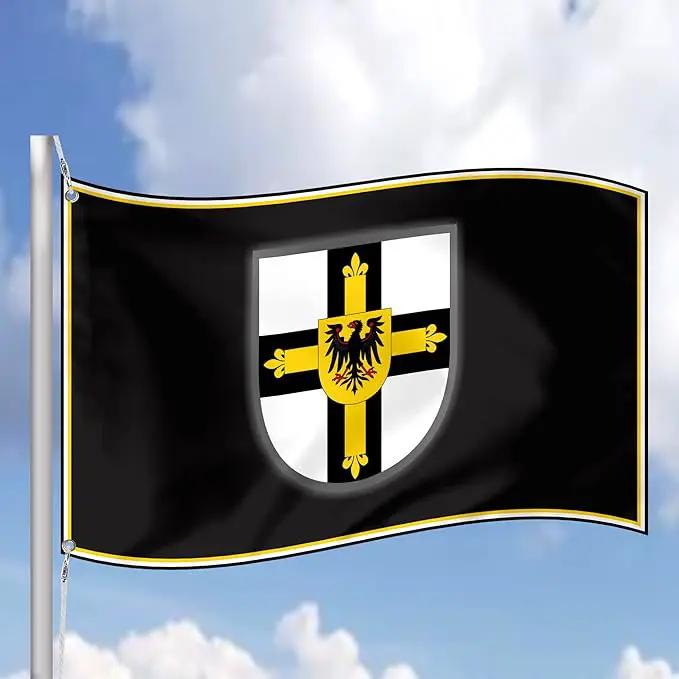 Teutonic Order Grand Master HOR Orders 3x5 feet Flag Banner Vivid Color Double Stitched Brass Grommets by GreenHaven Gardens