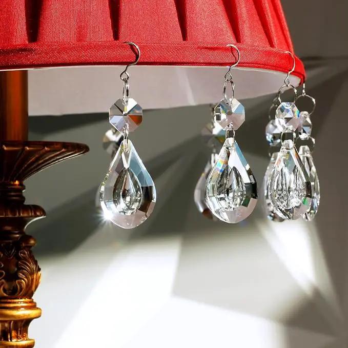 12pcs Crystal Suncatchers, Hanging Crystals Chandelier Prisms for Windows, Rainbow Maker Home Decoration by GreenHaven Gardens