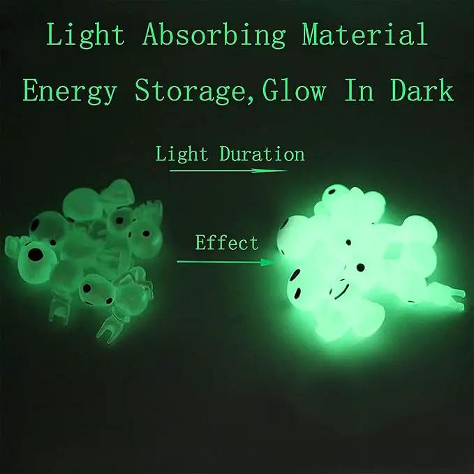 20Pcs Fairy Garden Accessories Outdoor Miniature Decor Glow in The Dark Tree Elves Luminous Ghost for Micro Landscape Gnomes Decoration Patio Lawn Yard Pot Kit by GreenHaven Gardens