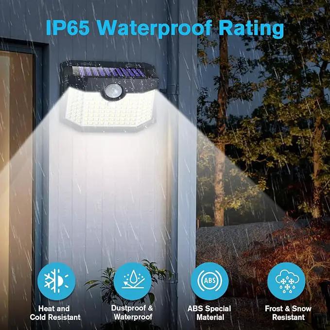 Aootek Motion Sensor Light 2 Packs, Solar Lights Outdoor Waterproof with 3 Lighting Modes Solar Powered Wall Lights Outside for Garden Patio Garage Yard Deck by GreenHaven Gardens