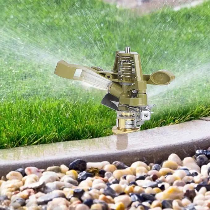 Adjustable Direction Nozzle Spray Aluminium Alloy for Public Green Irrigation, G3/4inch by GreenHaven Gardens