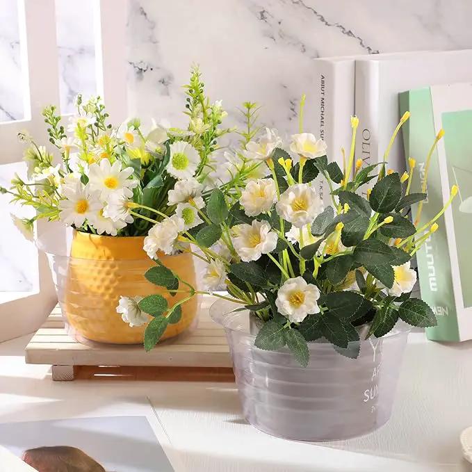 Hoolerry Plastic Plant Saucer Clear Deep Drip Tray Thickened Clear Plant Saucers Trays for Pots Deep Drip Trays for Home Garden Indoor and Outdoor Potted(15 Pcs, 6, 8, 10 Inch) by GreenHaven Gardens