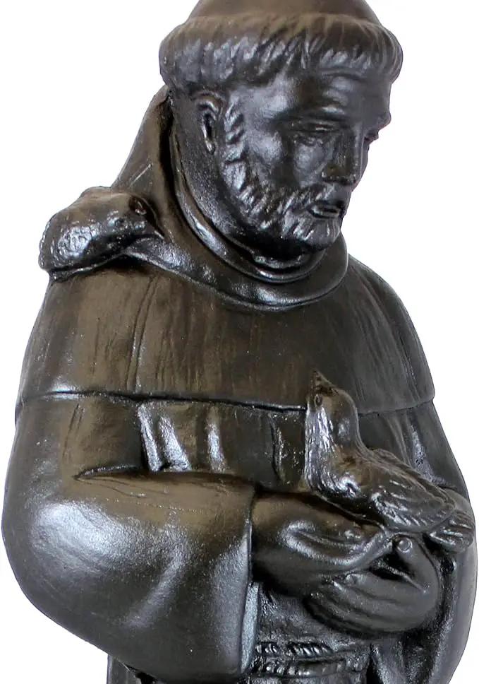 Emsco Group 92230 29" Saint Francis Garden Statue, Bronze by GreenHaven Gardens