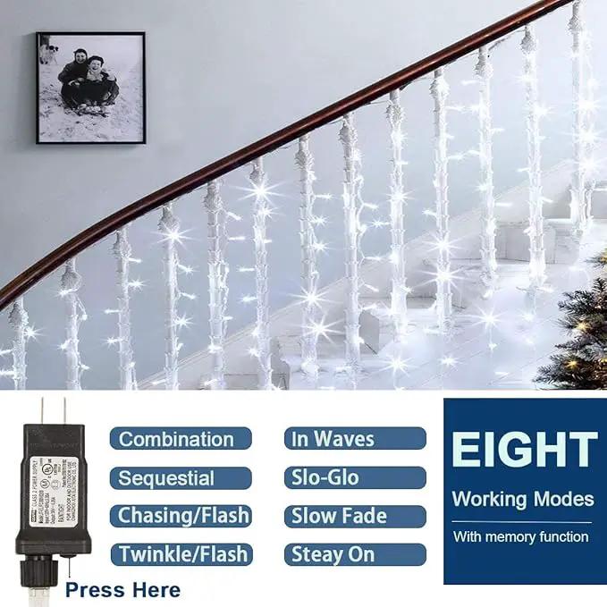 Decute 800 LED 272FT Christmas String Lights 8 Modes with Timer Function, Waterproof Twinkle Fairy Lights for Christmas Tree Party Wedding Yard Garden Outdoor Indoor Decorations, Cool White by GreenHaven Gardens