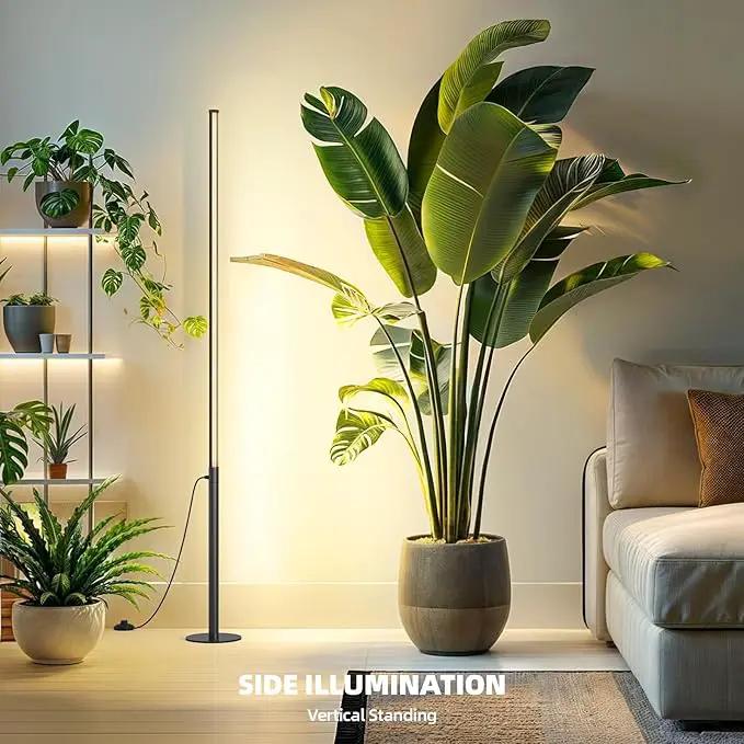 Barrina T10 Pro Standing Grow Light with Timer, 42W, 169 LEDs, Full Spectrum Vertical Grow Light for Indoor, Wide Coverage, 4FT to 5.6FT Height with Foot Switch, Ideal for Flowering and Tall Plants by GreenHaven Gardens