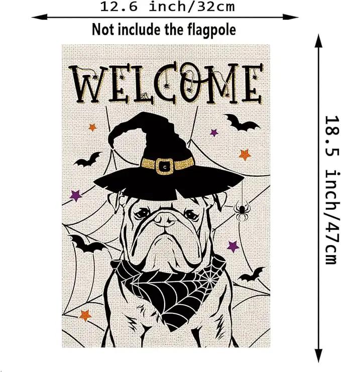 Seasonal Garden Flags English Bulldog Dog Double Sided Flags Set of 11 Holiday Farmhouse Indoor Outdoor Yard Lawn Christmas Gifts Decorations 12.5x18 Inch by GreenHaven Gardens